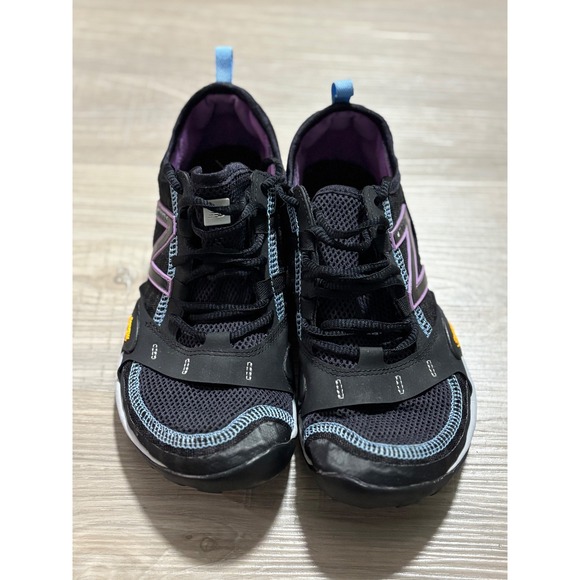 New Balance Minimus Womens Black Purple Vibram Sole Running Shoes Size 8 - Picture 2 of 6